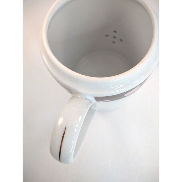 Fairfield Vanessa Fine China Teapot and Lid White Floral Handle Spout - Picture 11 of 16